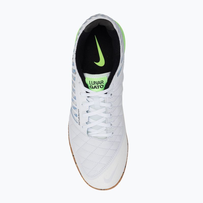 Nike Lunargato II IC pánské fotbalové boty bílé 580456-043 6