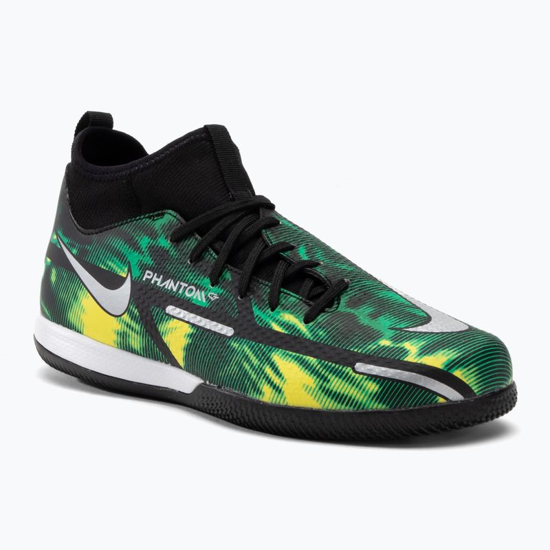 Dětské kopačky Nike Phantom GT2 Academy DF SW IC Jr zelené DM0740-003