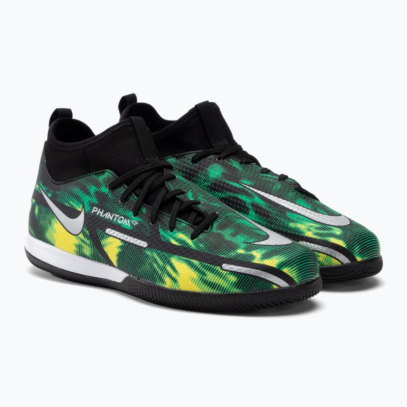 Dětské kopačky Nike Phantom GT2 Academy DF SW IC Jr zelené DM0740-003 5