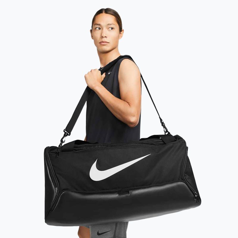 Tréninková taška Nike Brasilia 9.5 black/black/white 8