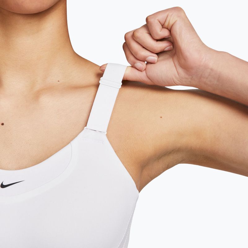 Sportovní podprsenka Nike Alpha High-Support white/white/stone mauve/black 6