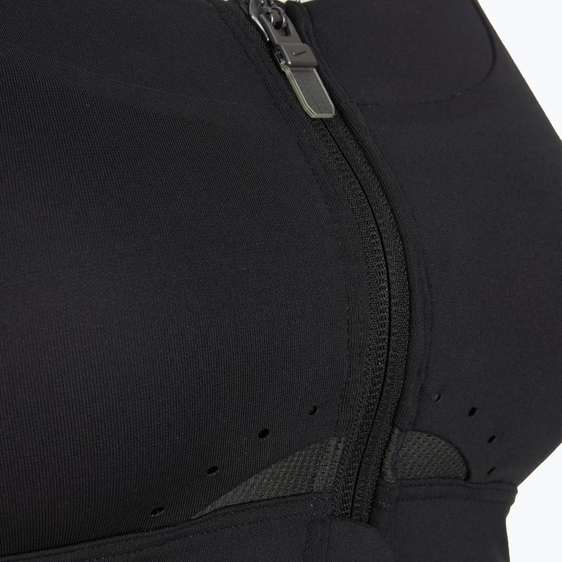 Sportovní podprsenka Nike Alpha High-Support Zip-Front black/black/dark smoke grey/dark smoke grey 10