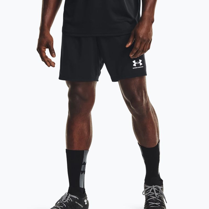 Pánské fotbalové šortky Under Armour Challenger Knit černé 1365416