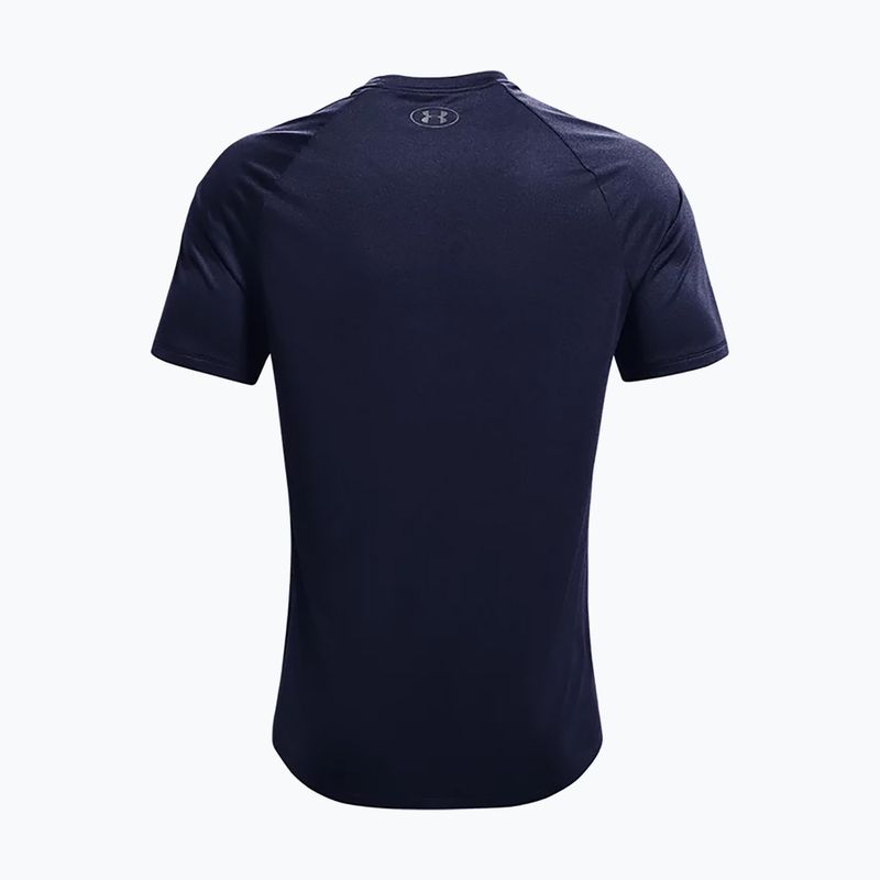 Under Armour pánské tréninkové tričko UA Tech 2.0 SS Tee Novinka tmavě modrá 1345317 6