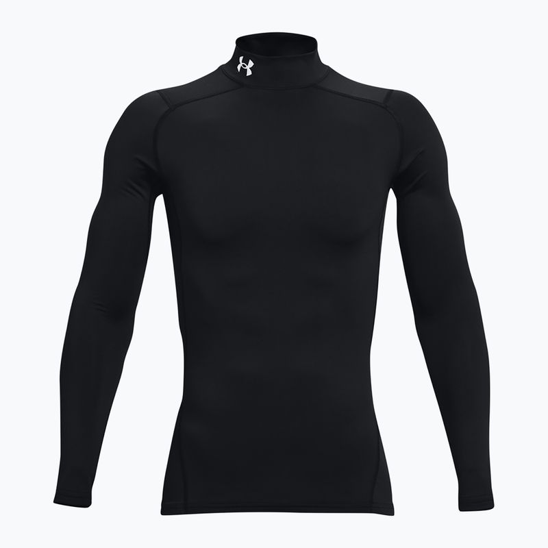 Pánské  tričko longsleeve  Under Armour Comp Mock UA Armour black/white 6