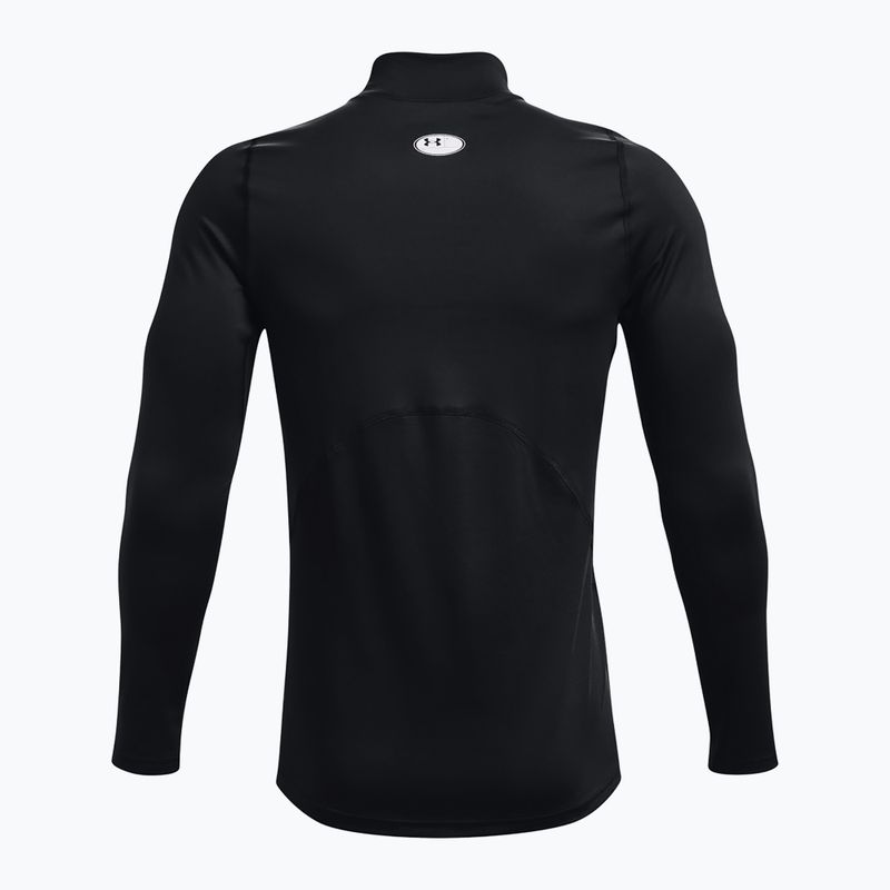 Pánské tričko longsleeve Under Armour Comp Mock UA Armour black/white 6