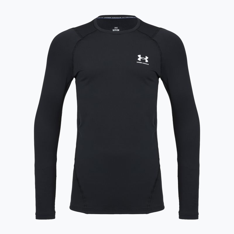 Pánské tréninkové tričko Longsleeve Under Armour CG Armour Fitted Crew black/white
