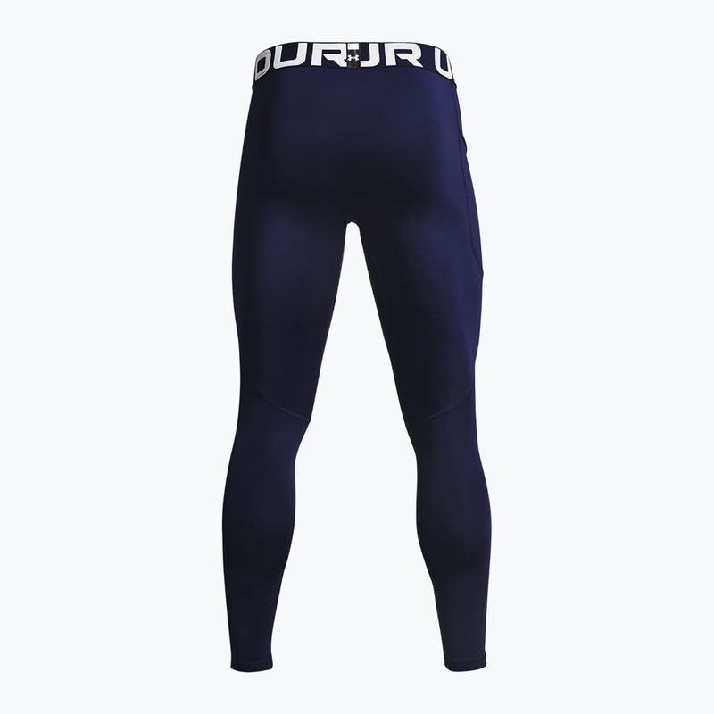 Pánské legíny Under Armour Ua Cg Armour Novelty Compression Leggings midnight navy/white 2