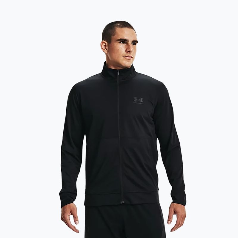 Under Armour Pique Track pánská tréninková mikina černá 1366202 3