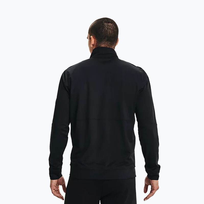 Under Armour Pique Track pánská tréninková mikina černá 1366202 4