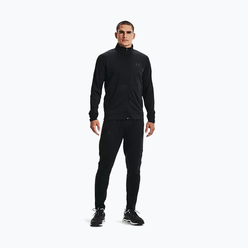 Under Armour Pique Track pánská tréninková mikina černá 1366202 5