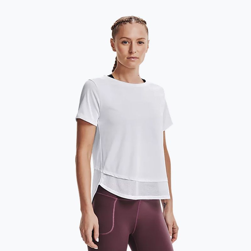 Under Armour UA Tech Vent SS dámské tréninkové tričko bílá 1366129