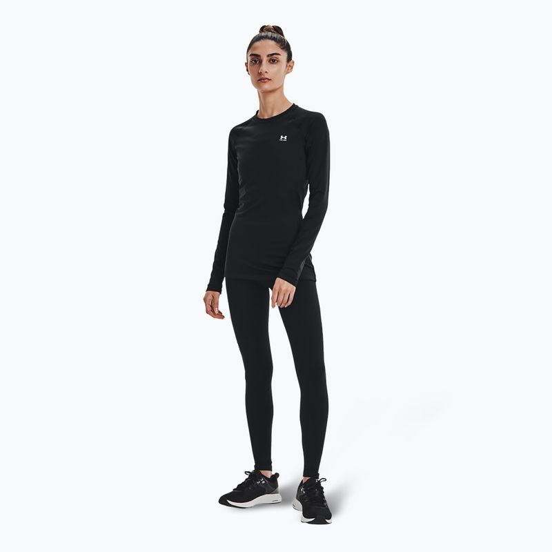 Dámské tričko Longsleeve Under Armour Authentics CG Crew black/white 2