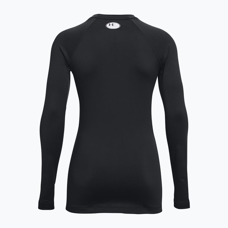 Dámské tričko Longsleeve Under Armour Authentics CG Crew black/white 6