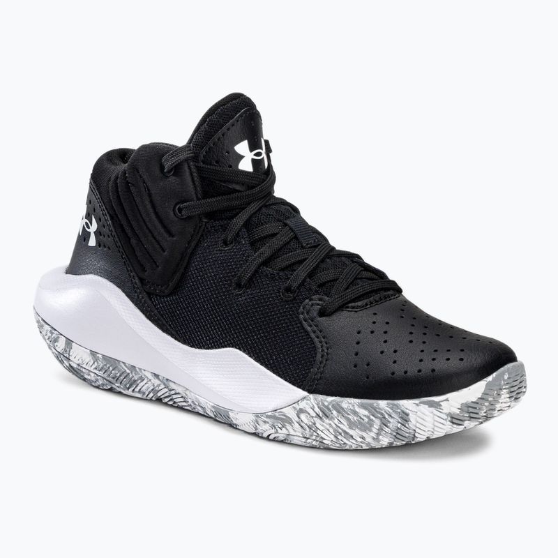 Dětske basketbalové boty Under Armour GS Jet '21 001 černo-bílý UAR-3024794001-001-4.5