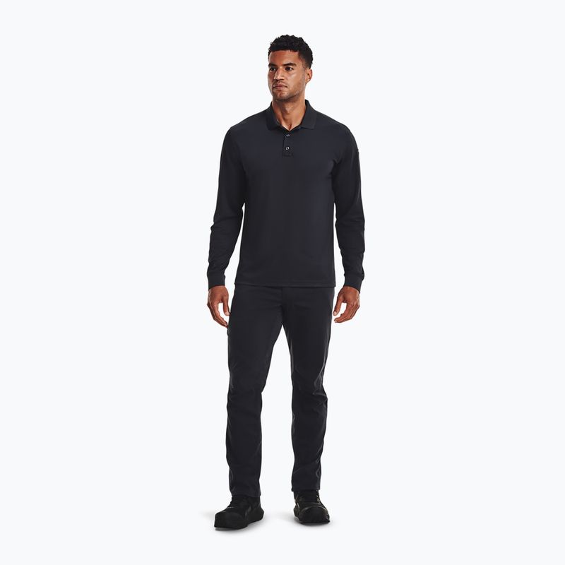 Pánské tričko longsleeve Under Armour Tactical Performance Polo 2.0 Dark navy blue/Dark navy blue 2