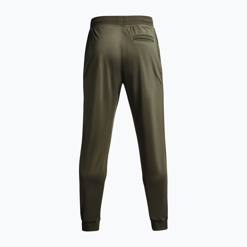 Pánské kalhoty Under Armour Sportstyle Tricot Jogger marine od green / black 6