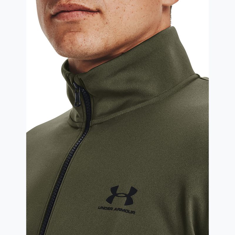 Pánská mikina Under Armour Sportstyle Tricot navy od green/navy od green/black 4