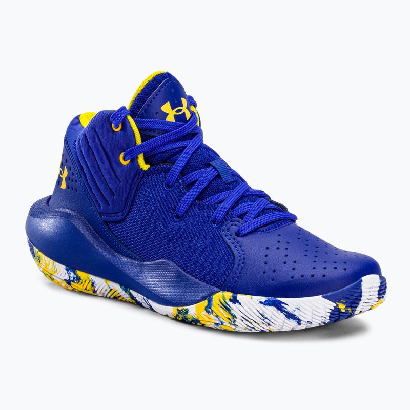 Pánské basketbalové boty Under Armour GS Jet '21 400 modrý-bílý 3024794-400