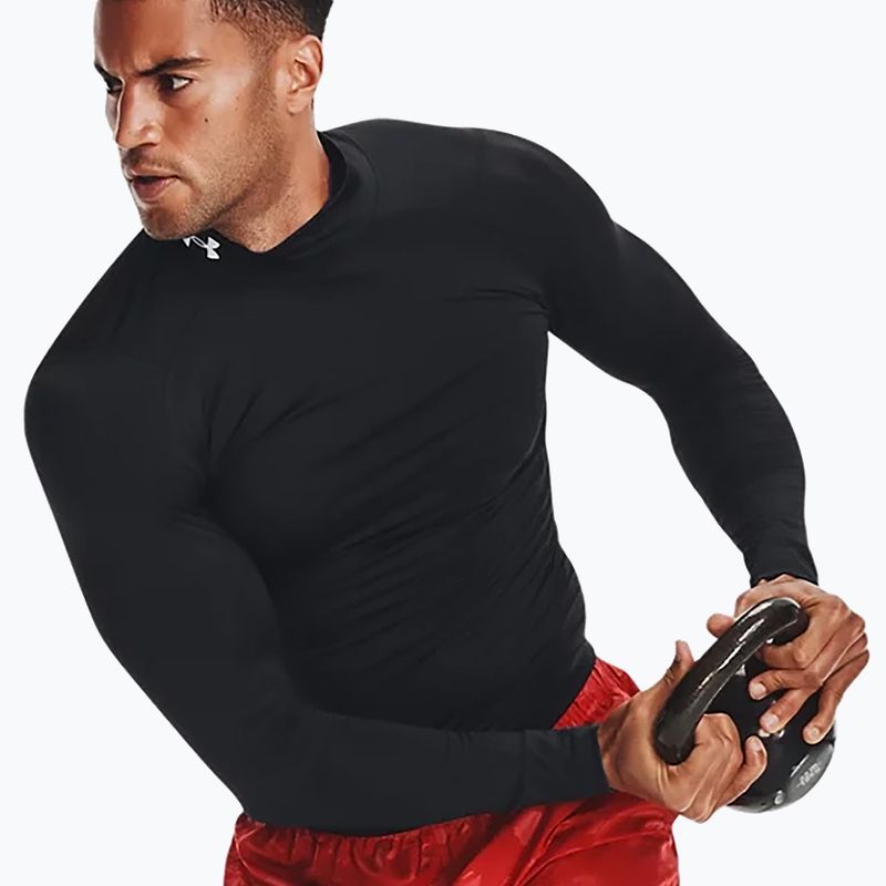 Under Armour pánské tričko s dlouhým rukávem Ua Hg Armour Comp Mock black 1369606-001 4