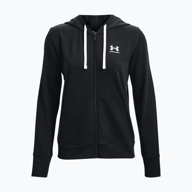 Dámská tréninková mikina Under Armour Rival Terry Full Zip Hoodie black 1369853