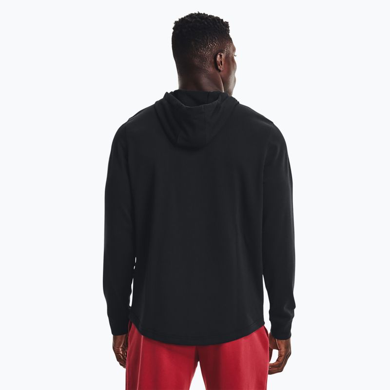 Pánská mikina Under Armour Rival Terry Lc Hd black/onyx white 3