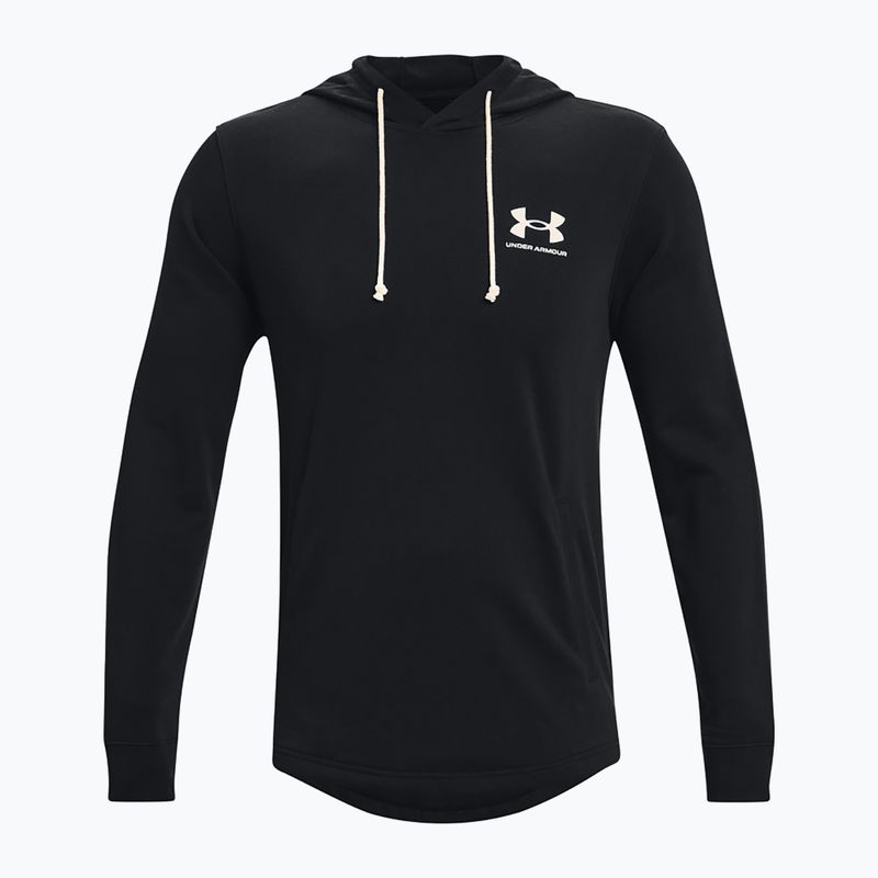 Pánská mikina Under Armour Rival Terry Lc Hd black/onyx white 5