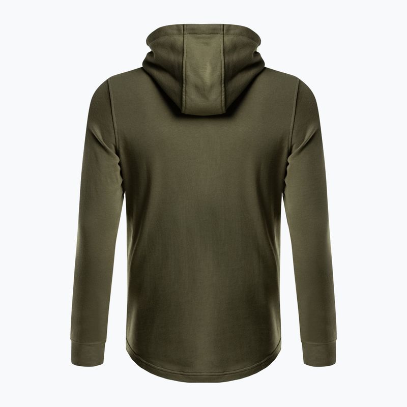 Pánská sportovní mikina Under Armour Rival Terry logo zelená 1370390-361 2