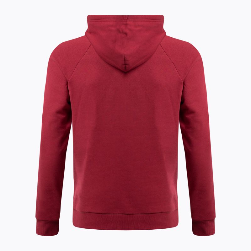 Pánská sportovní mikina Under Armour pánská tréninková mikina Rival Fleece Big Logo HD červeno- bílá 1357093-664 5