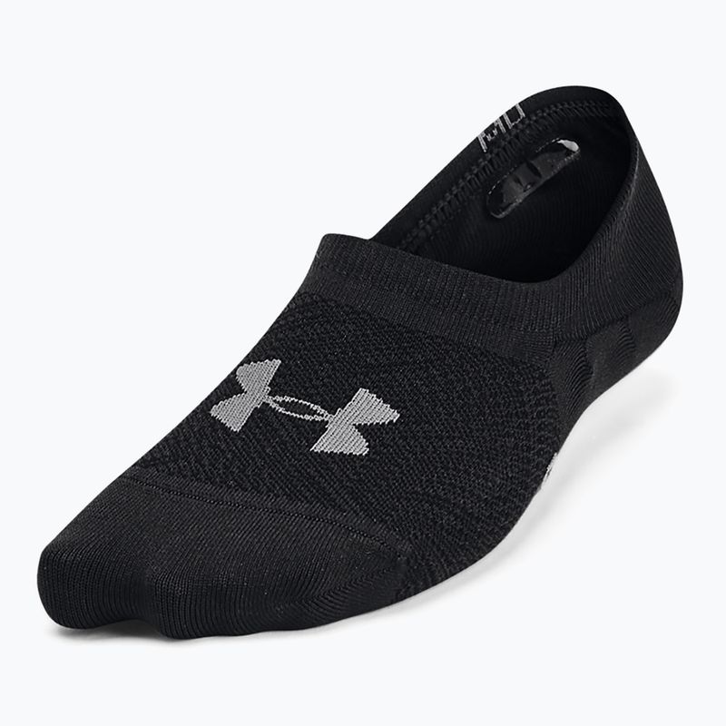 Dámské sportovní ponožky  Under Armour Breathe Lite Ultra Low 3P black/black/pitch gray 2