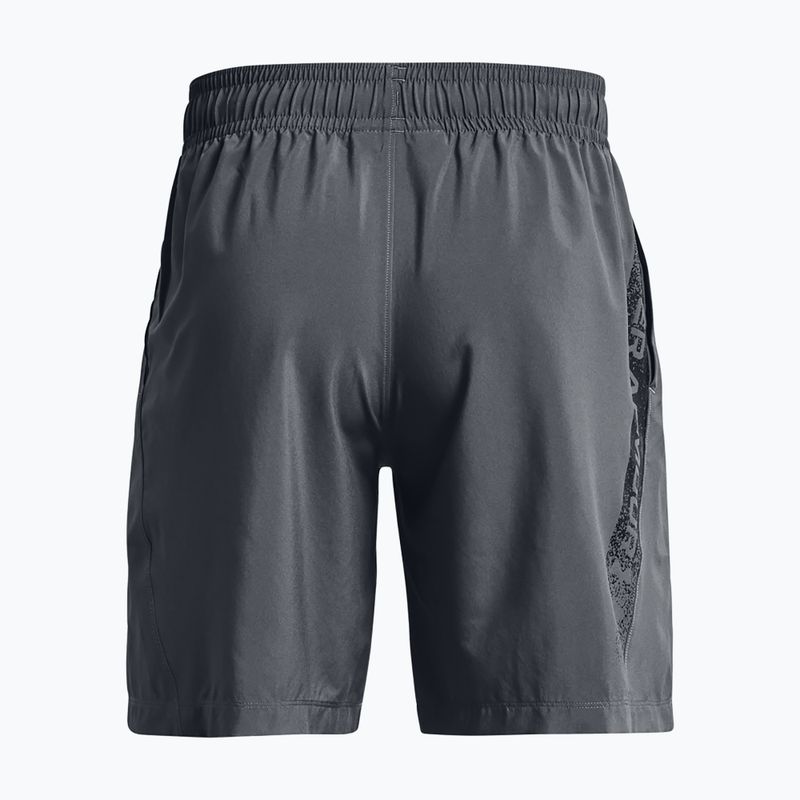 Pánské tréninkové šortky Under Armour Woven Graphic pitch gray/black 5