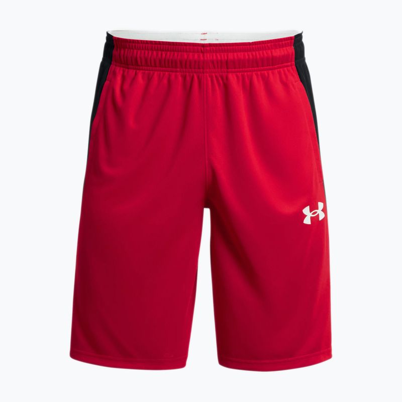 Pánské basketbalové šortky Under Armour Baseline 10In 600 červene 1370220-600-LG 5