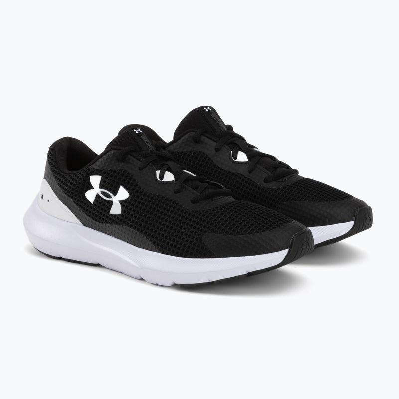 Pánská běžecká obuv Under Armour Surge 3 černobílá 3024883 4
