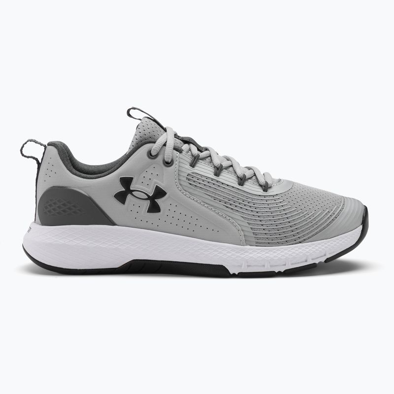 Under Armour Charged Commit Tr 3 mod gray/pitch gray/black pánské tréninkové boty 2