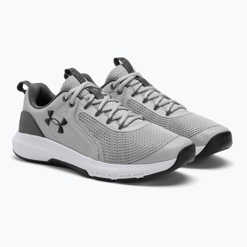 Under Armour Charged Commit Tr 3 mod gray/pitch gray/black pánské tréninkové boty 4