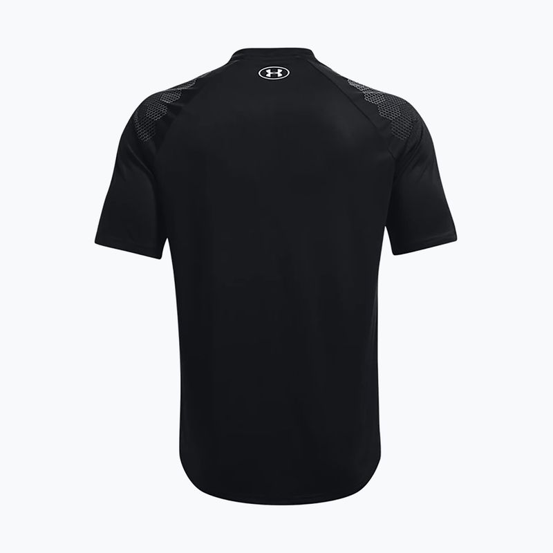 Under Armour pánské tréninkové tričko Ua Armourprint SS black 1372607-001 2