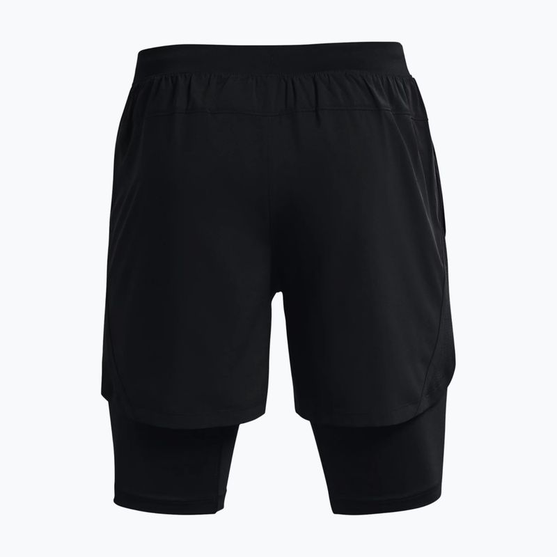 Under Armour Launch SW 5'' 2N1 pánské běžecké šortky černé 1372631 2