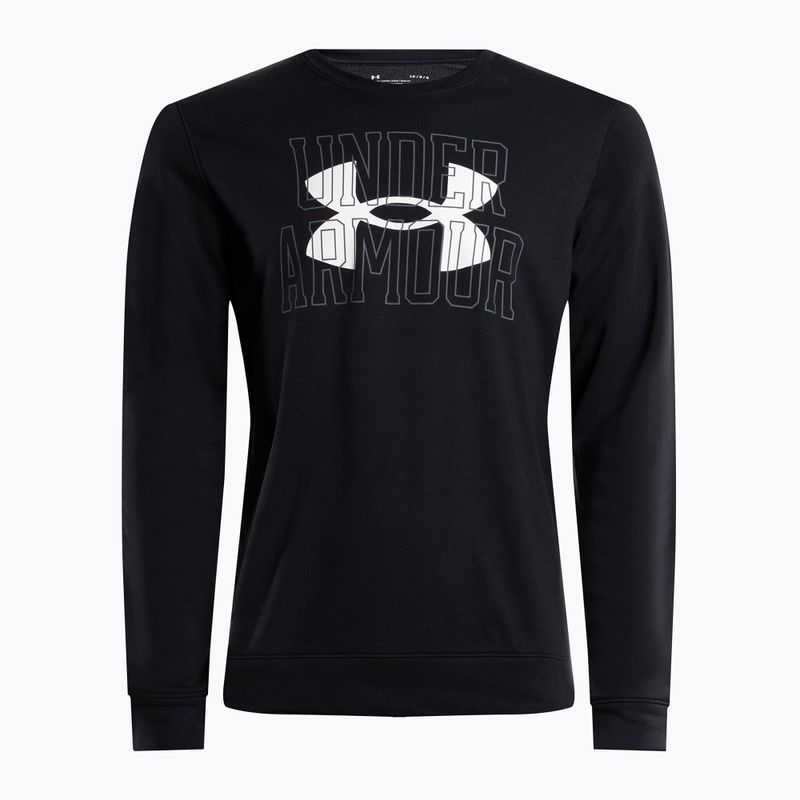 Pánská sportovní mikina Under Armour  Rival Terry Logo Crew černá 1370391-001