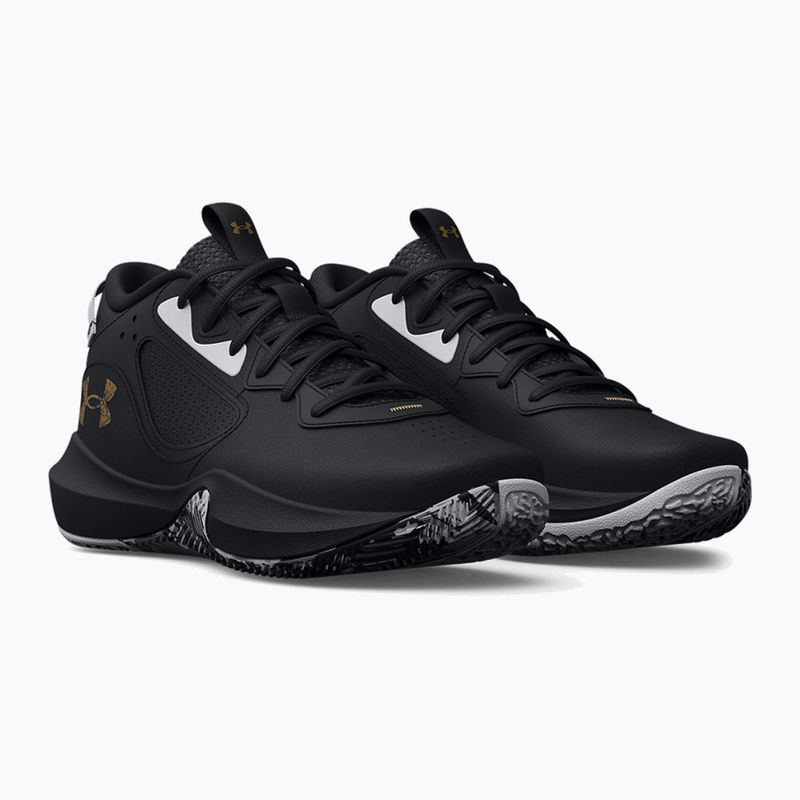 Basketbalové boty Under Armour Lockdown 6 black/black/metallic gold 13