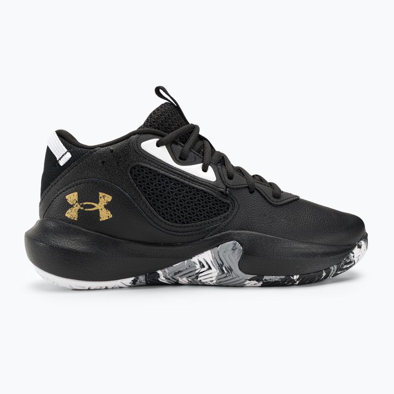 Basketbalové boty Under Armour Lockdown 6 black/black/metallic gold 2