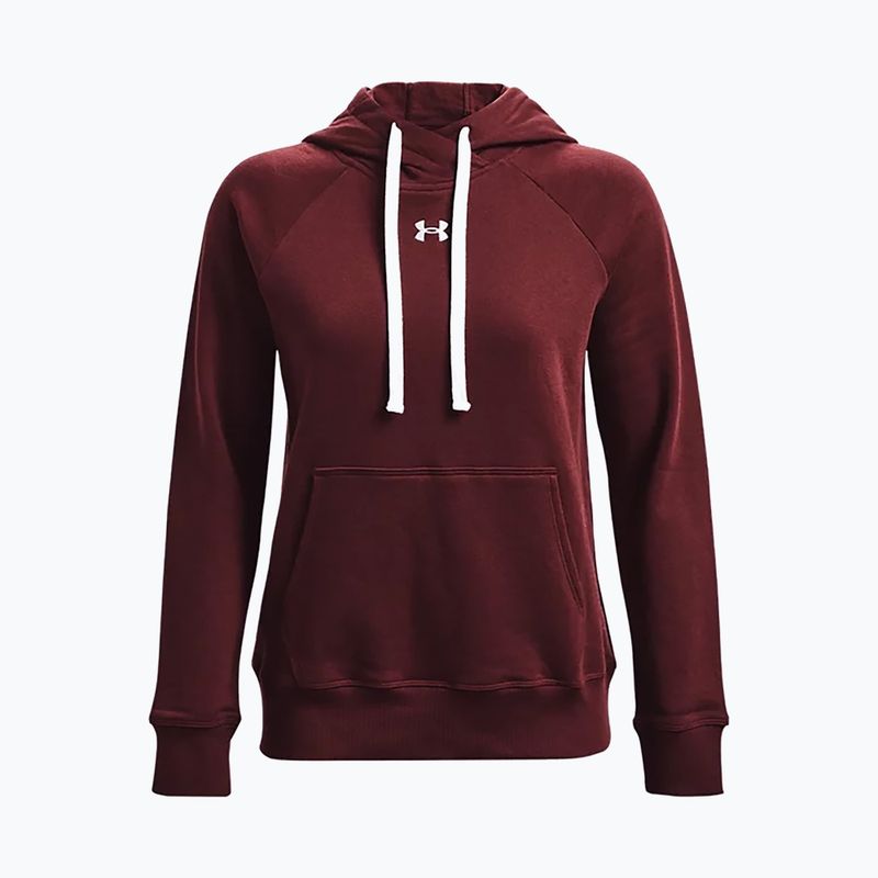 Dámská mikina Under Armour Rival Fleece Hb Hoodie maroon 1356317 5
