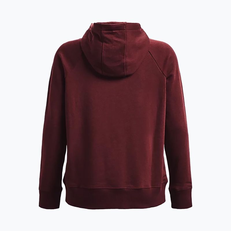 Dámská mikina Under Armour Rival Fleece Hb Hoodie maroon 1356317 6