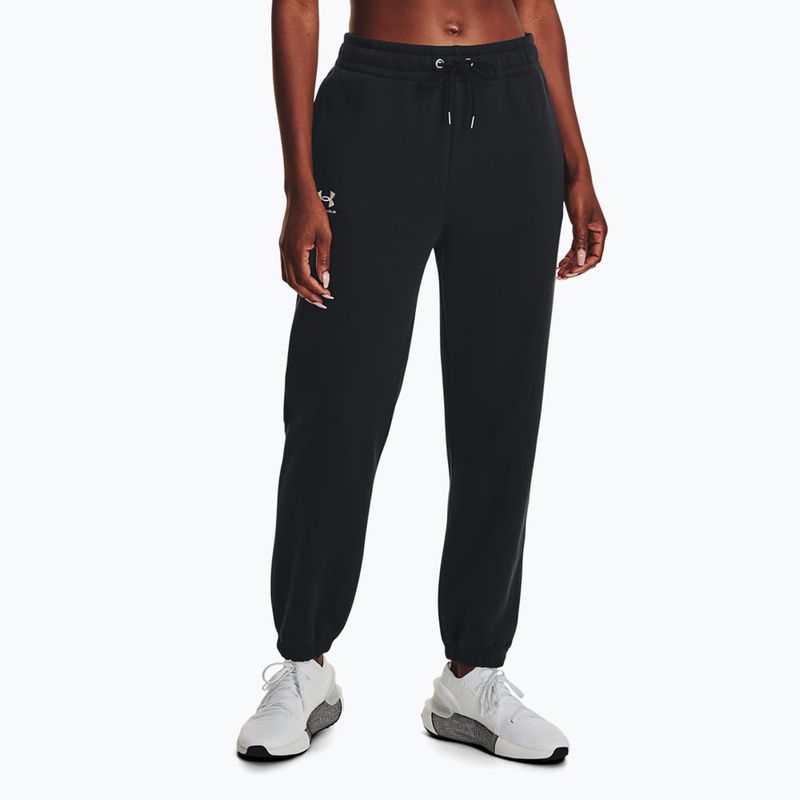 Dámské sportovní kalhoty  Under Armour Essential Fleece Joggers black/white