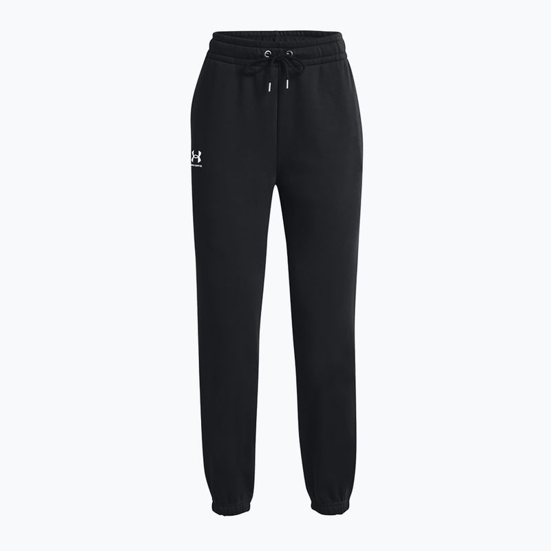 Dámské sportovní kalhoty  Under Armour Essential Fleece Joggers black/white 5