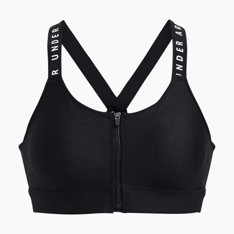 Under Armour Infinity High Bra Fitness podprsenka na zip černá 1373860