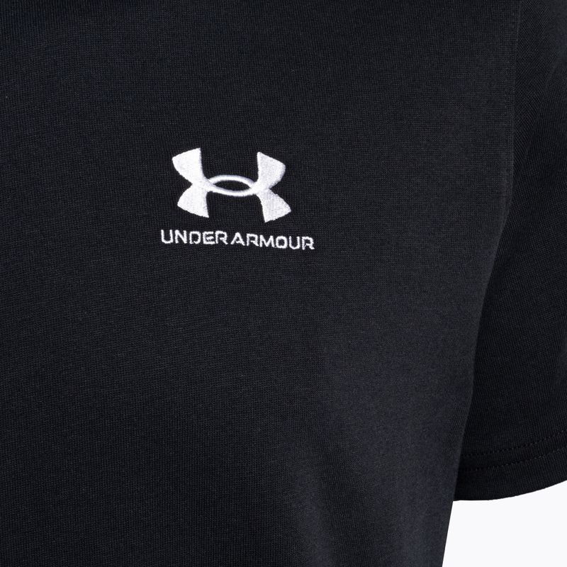 Pánské tričko Under Armour Logo Emb Heavyweight černá/bílá 7