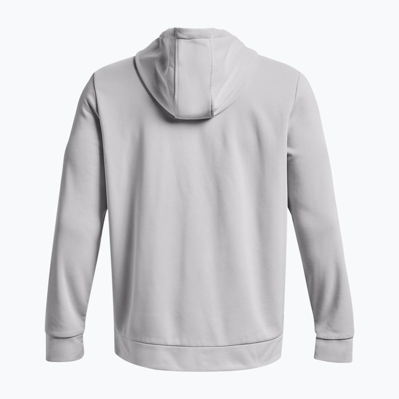 Pánská tréninková mikina Under Armour Armour Fleece Hoodie šedá 1373353-014 2