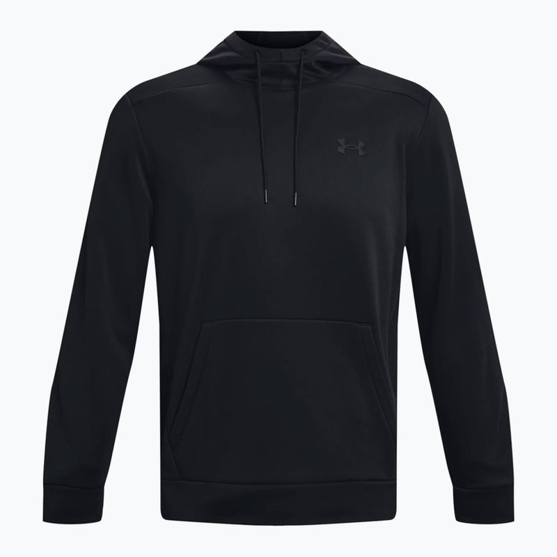 Under Armour Armour Fleece Hoodie pánská tréninková mikina černá 1373353-001 5