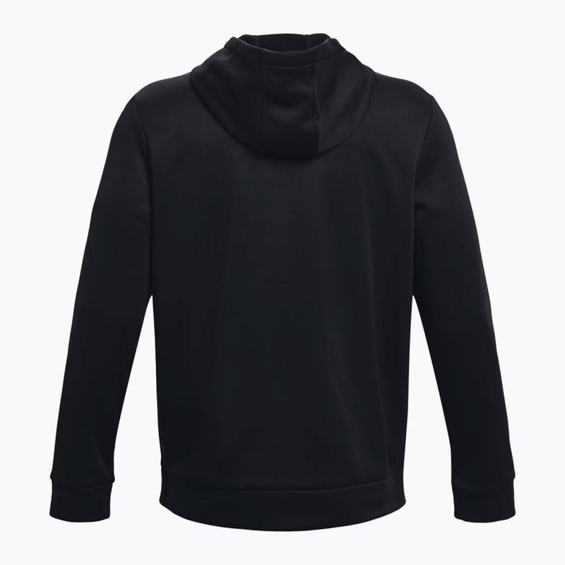 Under Armour Armour Fleece Hoodie pánská tréninková mikina černá 1373353-001 6