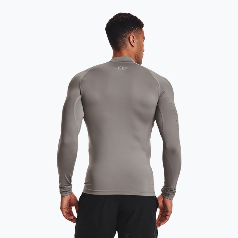 Under Armour pánské tričko s dlouhým rukávem Ua Cg Armour Novelty Mock grey 1373828-294 3